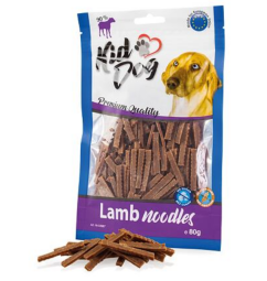 KIDDOG masové nudličky - jehněčí měkké pro psy a kočky 80 g